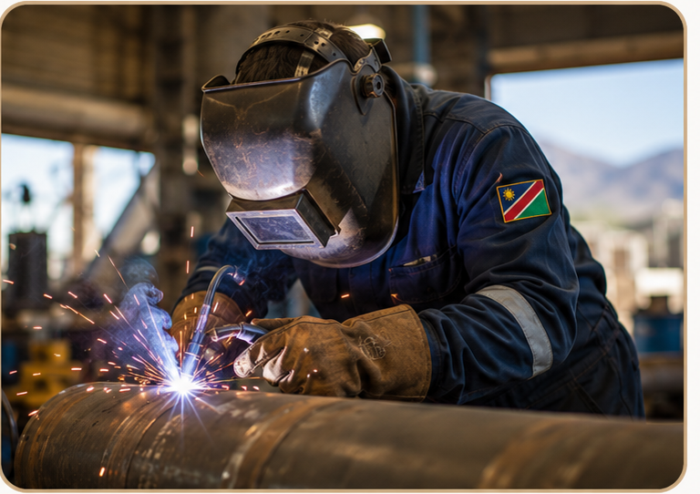 IWE welding engineer at work